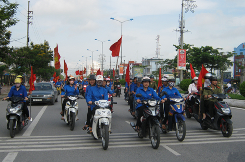 Tổ chức Ngày hội “Thanh niên với văn hóa giao thông”